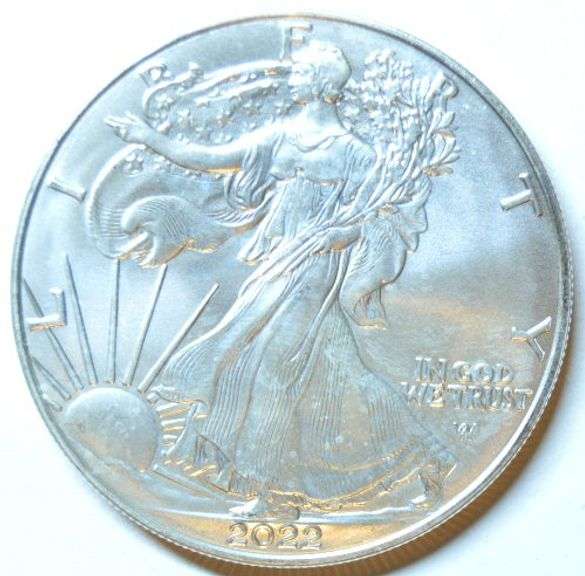 2022 BU 1 Ounce American Silver Eagle