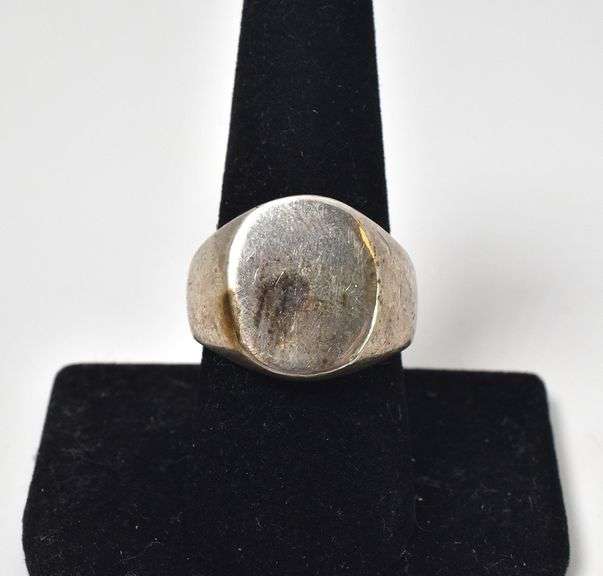 Signet Ring In Sterling Silver