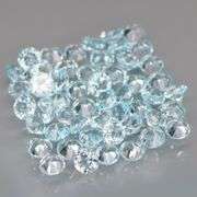 Brilliant color! Brilliant sparkle! 7.04ct baby blue Topaz set!