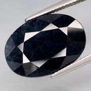 Simply incredible! 17.82ct blue black Sapphire -UNTREATED!!!