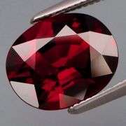 Black cherry color! VS clarity! 3.38ct Mozambique Garnet!