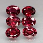 Simply amazing! 7ct violet red real Rhodolite Garnet set!