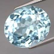 Absolutely stunning 9.79ct 14x12mm vibrant Swiss blue Topaz