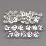 Brilliant! 2.40ct diamond cut diamond white Sapphire set