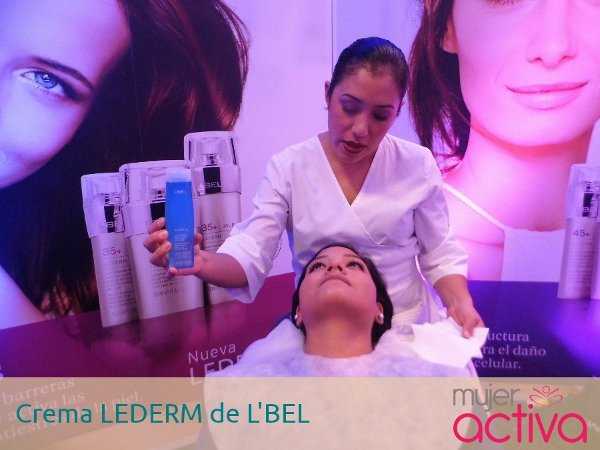 Tratamiento facial con la crema LEDERM