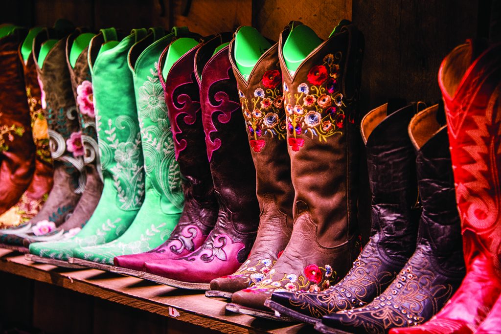 Confident Cowboy Boot Shopping