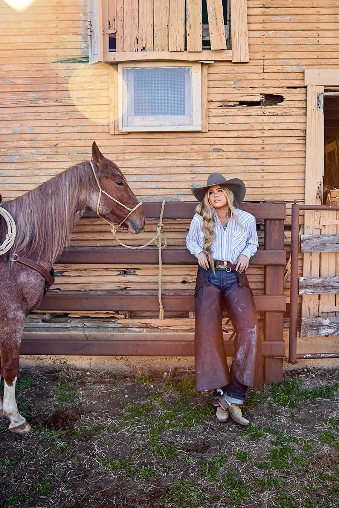 The singer-songwriter with Ruger.