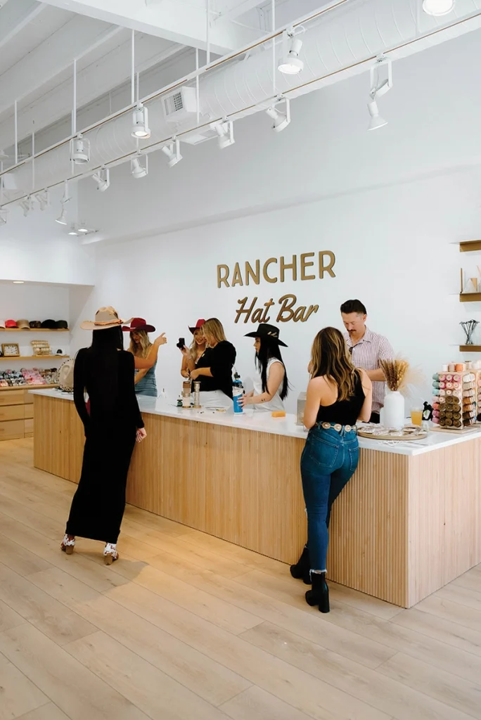 Customers at Rancher.