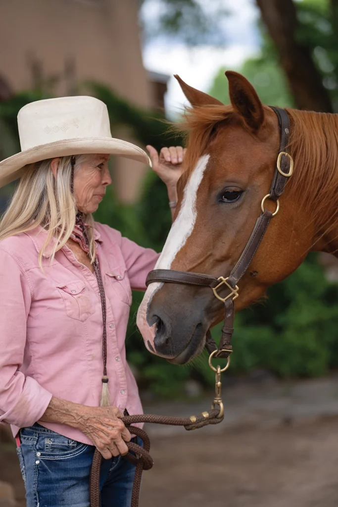 Star Liana York with her horse Oakley at Rancho Verde.
