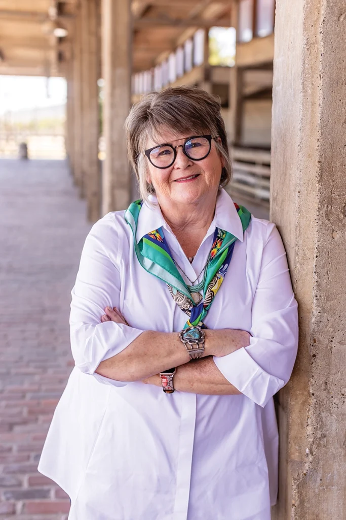 A portrait of Ellen Bell.