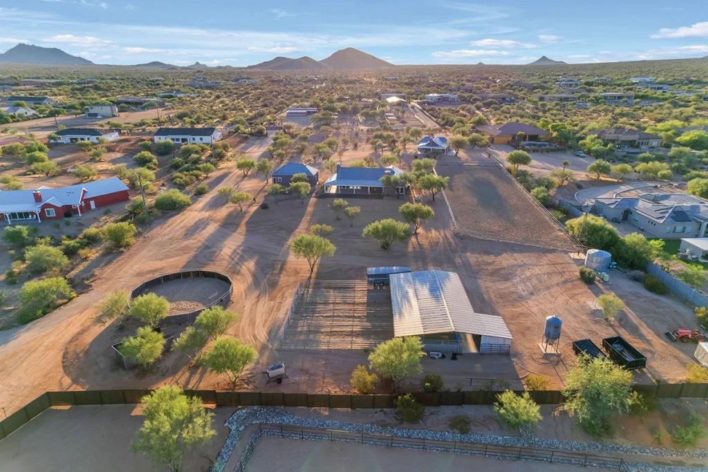 A ranch real estate property.