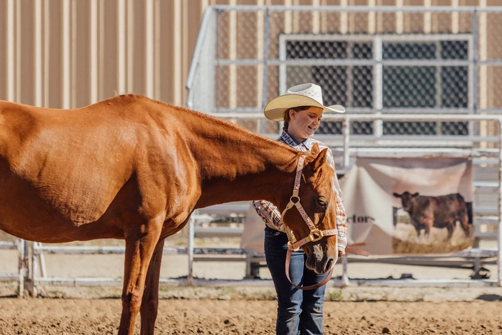 A youth horse show.