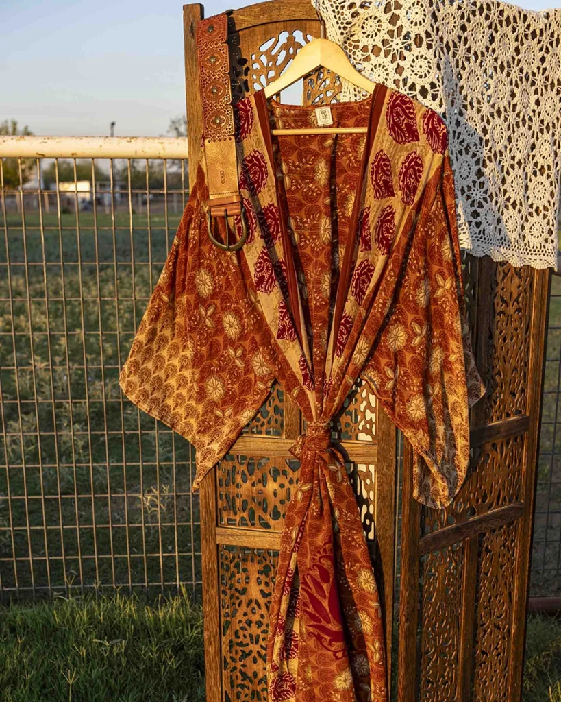 A Wylder Trading Company kimono.
