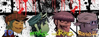 Preguntas y respuestas: Que tanto sabes de GORILLAZ