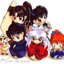 Por orden, selecciona los personajes que han aparecido del grupo de InuYasha. - ¿Cuanto sabes de InuYasha?