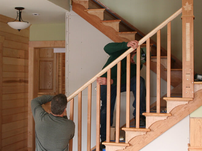 Wood Stair Railing Repair Cost