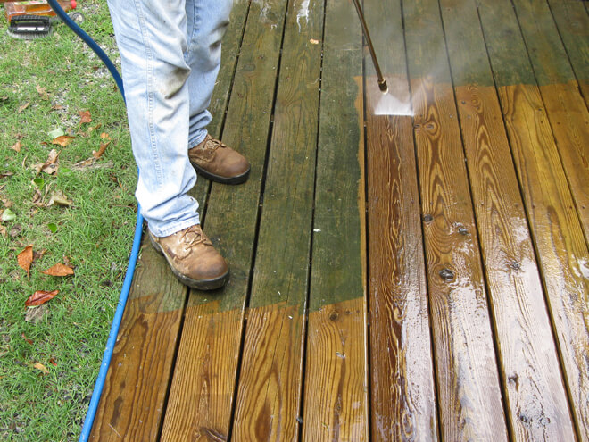 Deck Cleaning