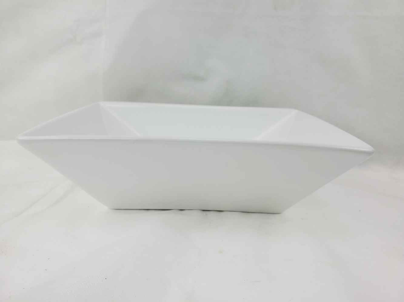 12-in. x 9-in. Rectangle Bathroom Vessel Sink White Enamel Glaze