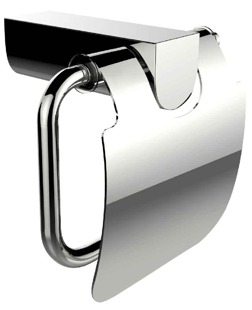 Chrome Plated Toilet Paper Holder With Multi-Rod Towel Rack Accessory Set