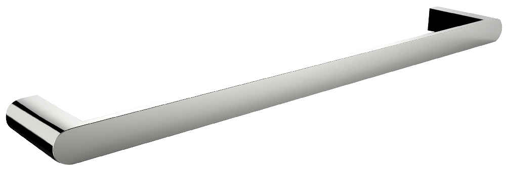 Chrome Plated Toilet Paper Holder With A Single Rod Towel Rack Accessory Set