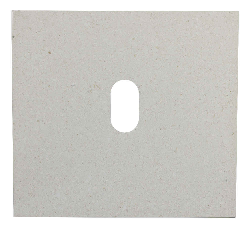 19.75-in. W 18.3-in. D Stone Top In Beige Color For Wall Mount Faucet