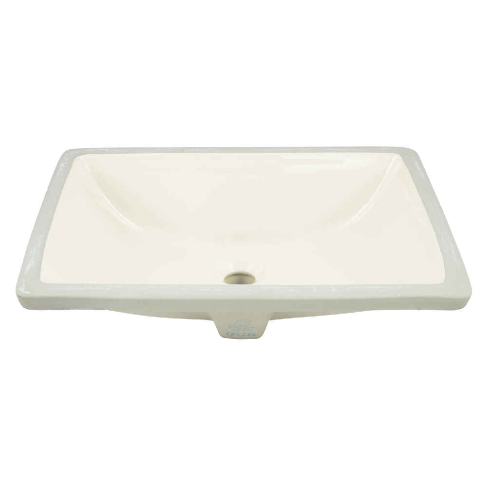 23.75-in. W Floor Mount White Vanity Set For 1 Hole Drilling Bianca Carara Top Biscuit UM Sink