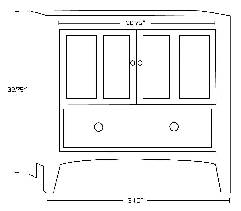 36-in. W Floor Mount White Vanity Set For 3H4-in. Drilling Bianca Carara Top Biscuit UM Sink