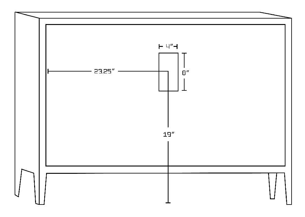 47.6-in. W Floor Mount White Vanity Set For 1 Hole Drilling Black Galaxy Top White UM Sink