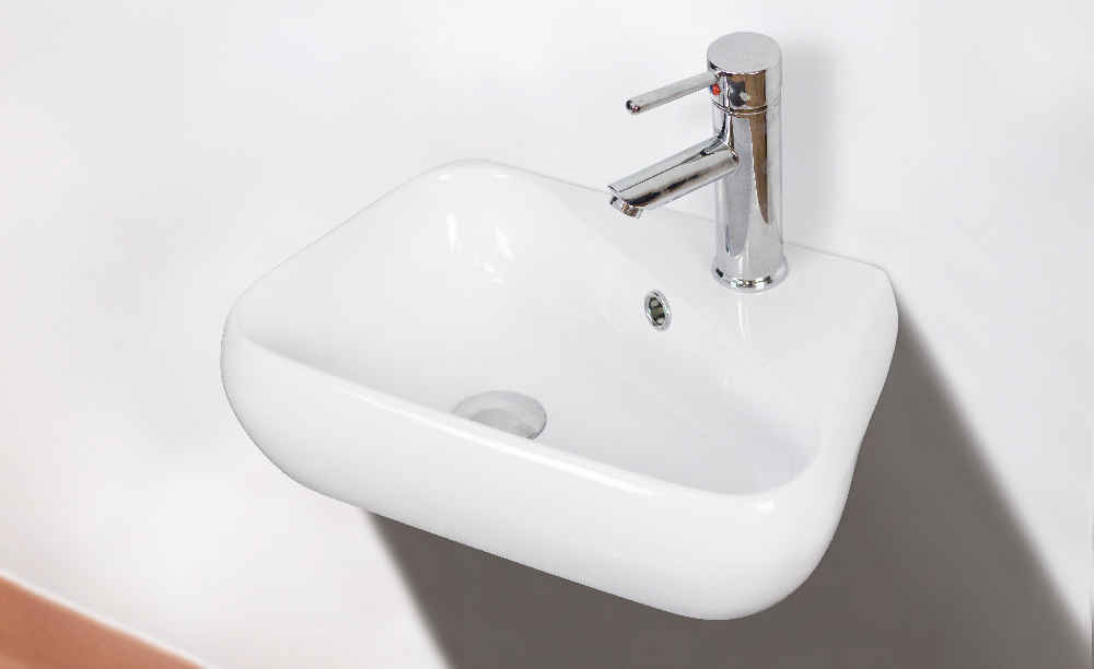 17.5-in. x 11-in. Unique Bathroom Vessel Sink White Enamel Glaze