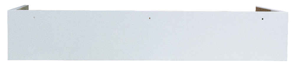 47.5-in. W Floor Mount White Vanity Set For 3H4-in. Drilling Bianca Carara Top Biscuit UM Sink