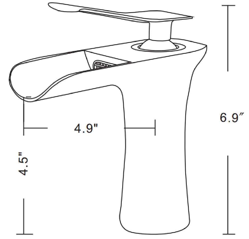 19.75-in. x 17-in. Rectangle Bathroom Vessel Sink Set White Enamel Glaze