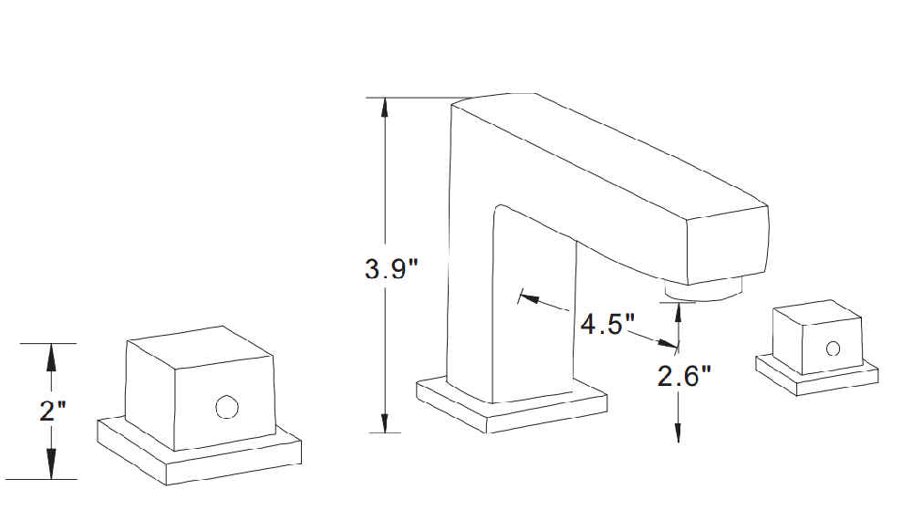 17.5-in. x 17.5-in. Square Bathroom Vessel Sink Set White Enamel Glaze