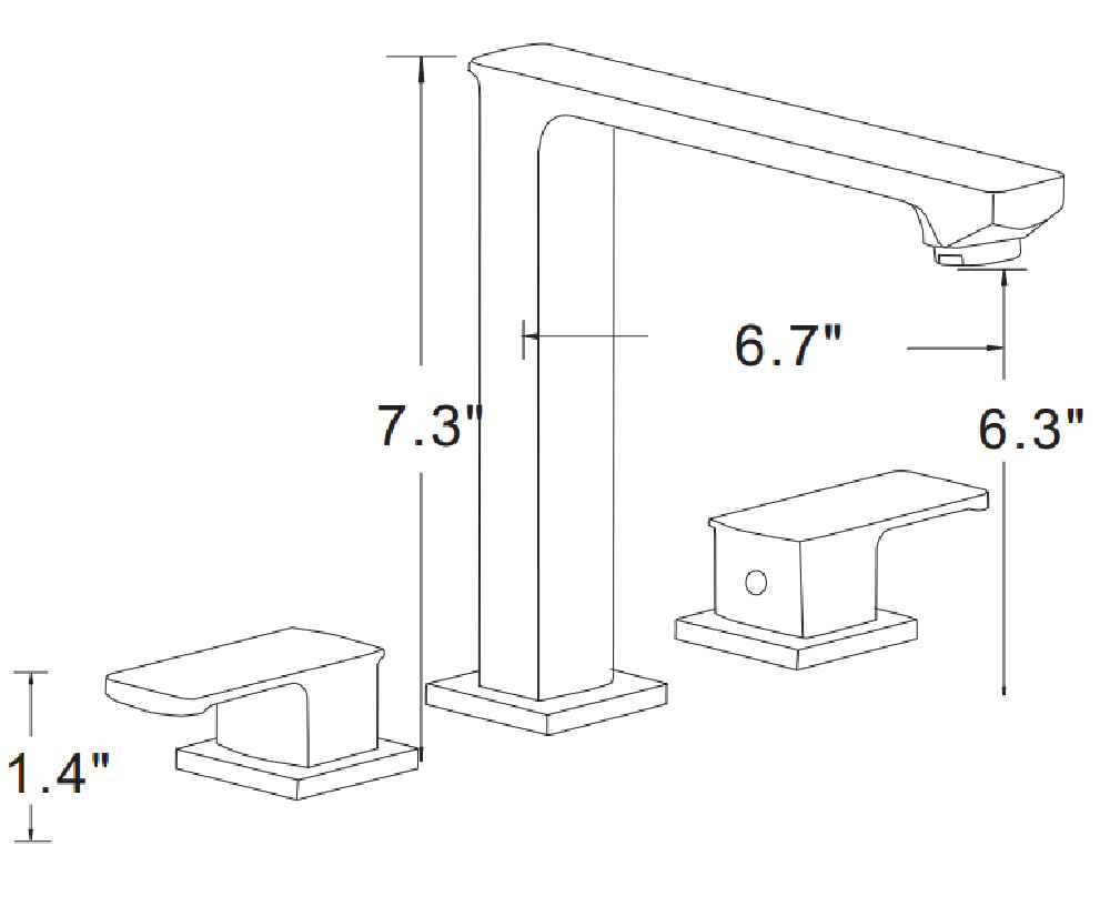 20.25-in. x 19-in. Square Bathroom Vessel Sink Set White Enamel Glaze