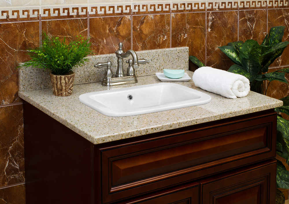 21.75-in. x 16-in. Rectangle Bathroom Vessel Sink White Enamel Glaze