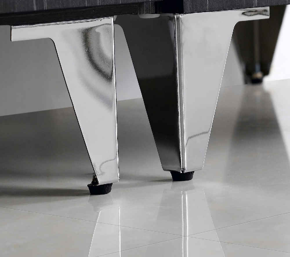 2.5-in. W X 2.5-in. D Brass Legs In Chrome Color