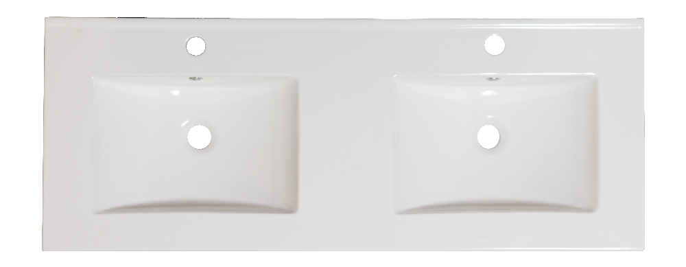 48-in. W Wall Mount Dawn Grey Vanity Set For 1 Hole Drilling 