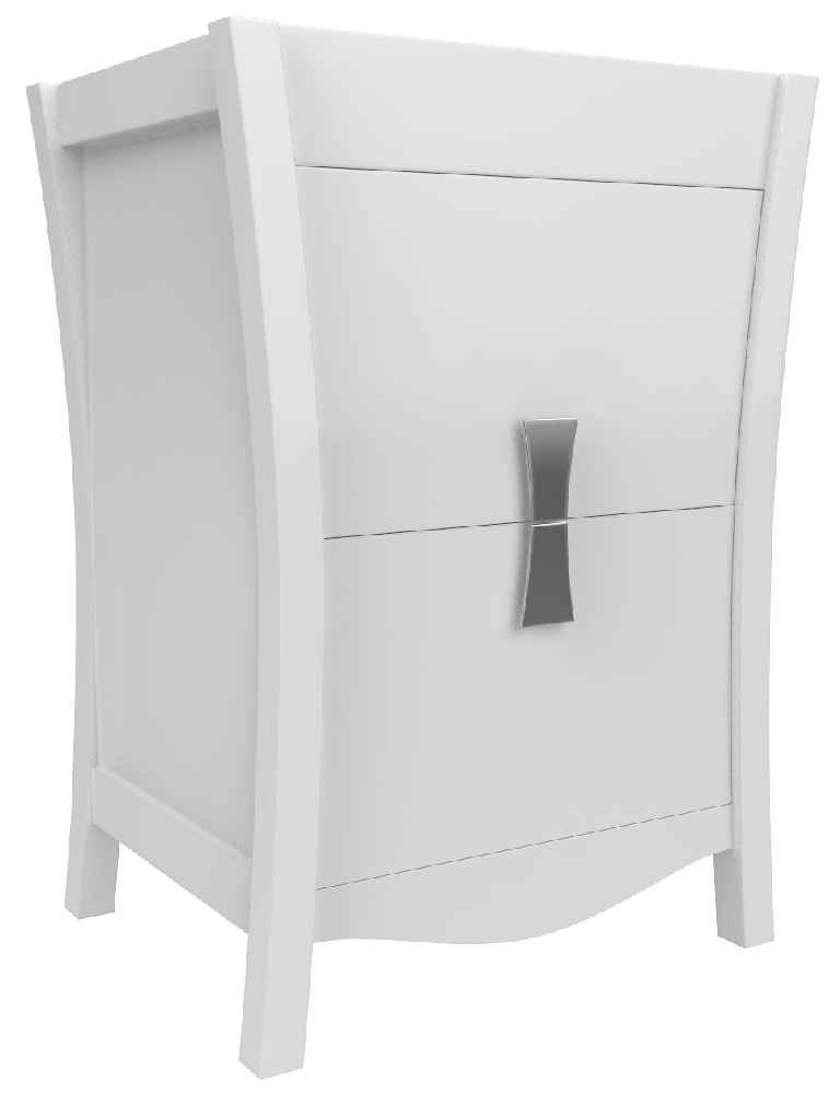 23.75-in. W Floor Mount White Vanity Set For 3H8-in. Drilling Black Galaxy Top White UM Sink