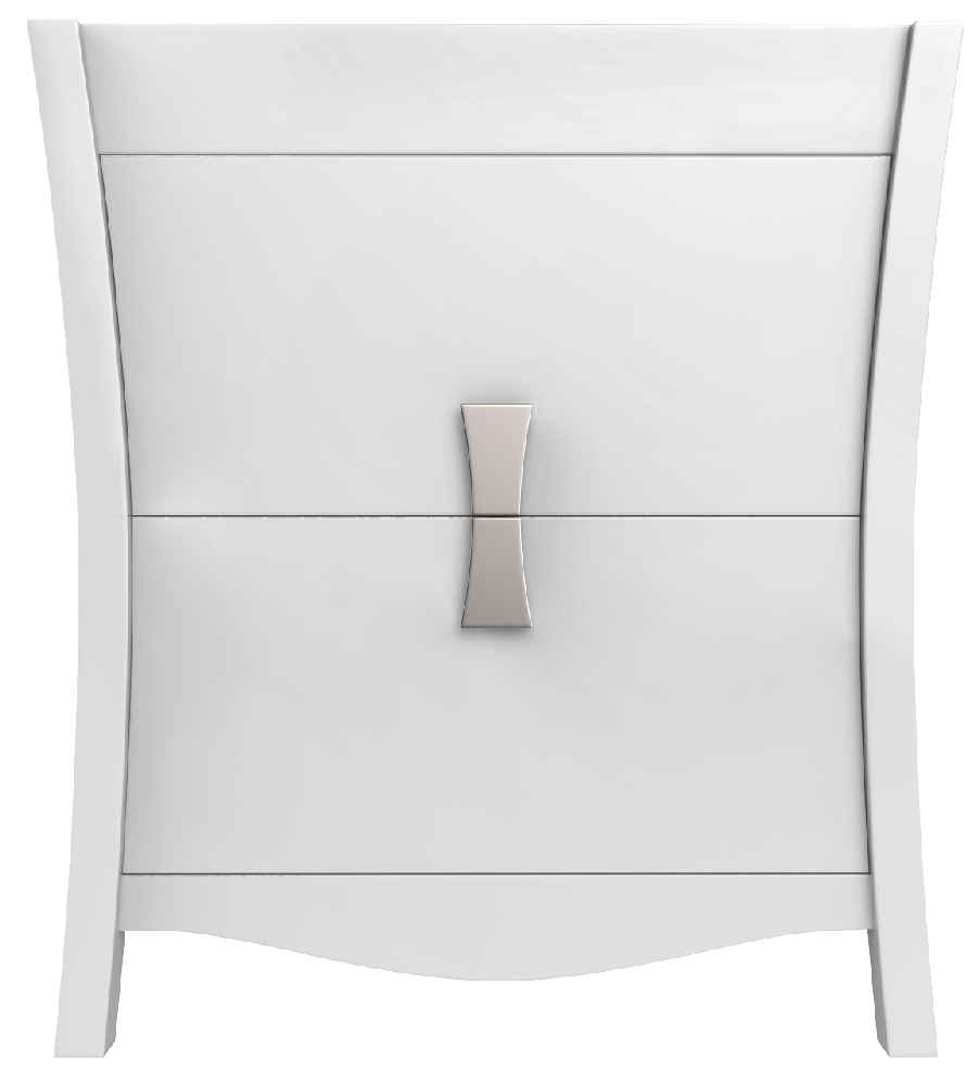 30-in. W Floor Mount White Vanity Set For 3H4-in. Drilling