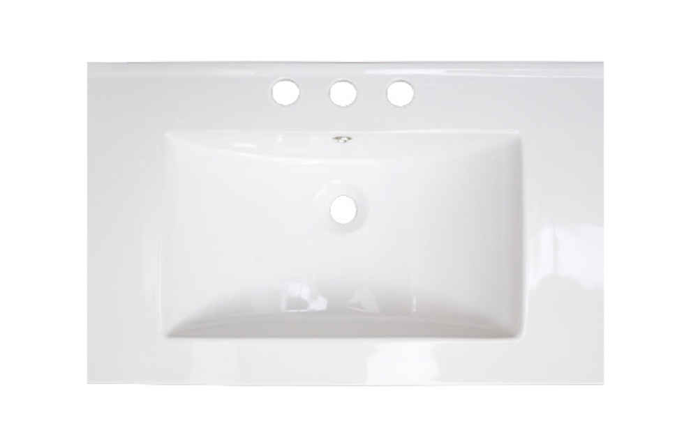 23.75-in. W Wall Mount Dawn Grey Vanity Set For 3H8-in. Drilling 