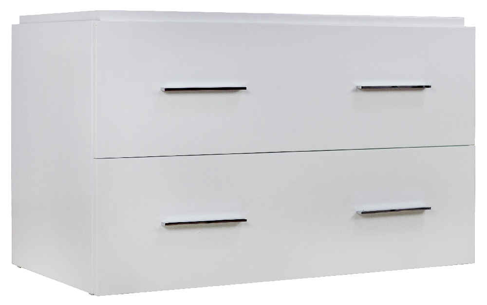 36-in. W Wall Mount White Vanity Set For 3H8-in. Drilling Black Galaxy Top White UM Sink