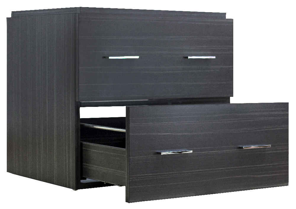47.5-in. W Wall Mount Dawn Grey Vanity Set For 3H8-in. Drilling Bianca Carara Top White UM Sink