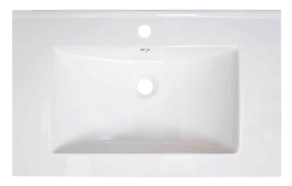 30-in. W Floor Mount White Vanity Set For 1 Hole Drilling