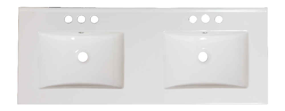 48-in. W Floor Mount Dawn Grey Vanity Set For 3H4-in. Drilling