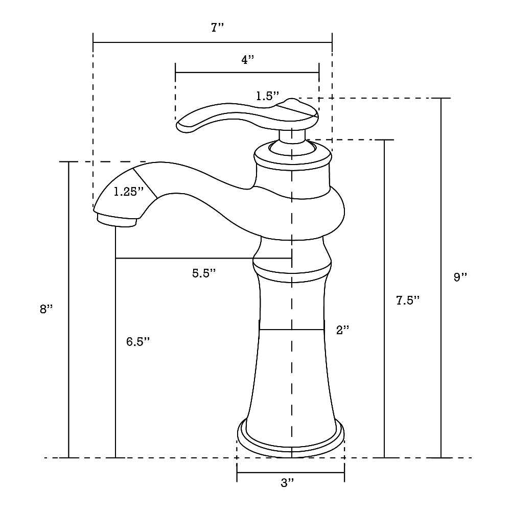 Deck Mount CUPC Approved Stainless Steel Faucet Set In Chrome Color - Drain Incl.