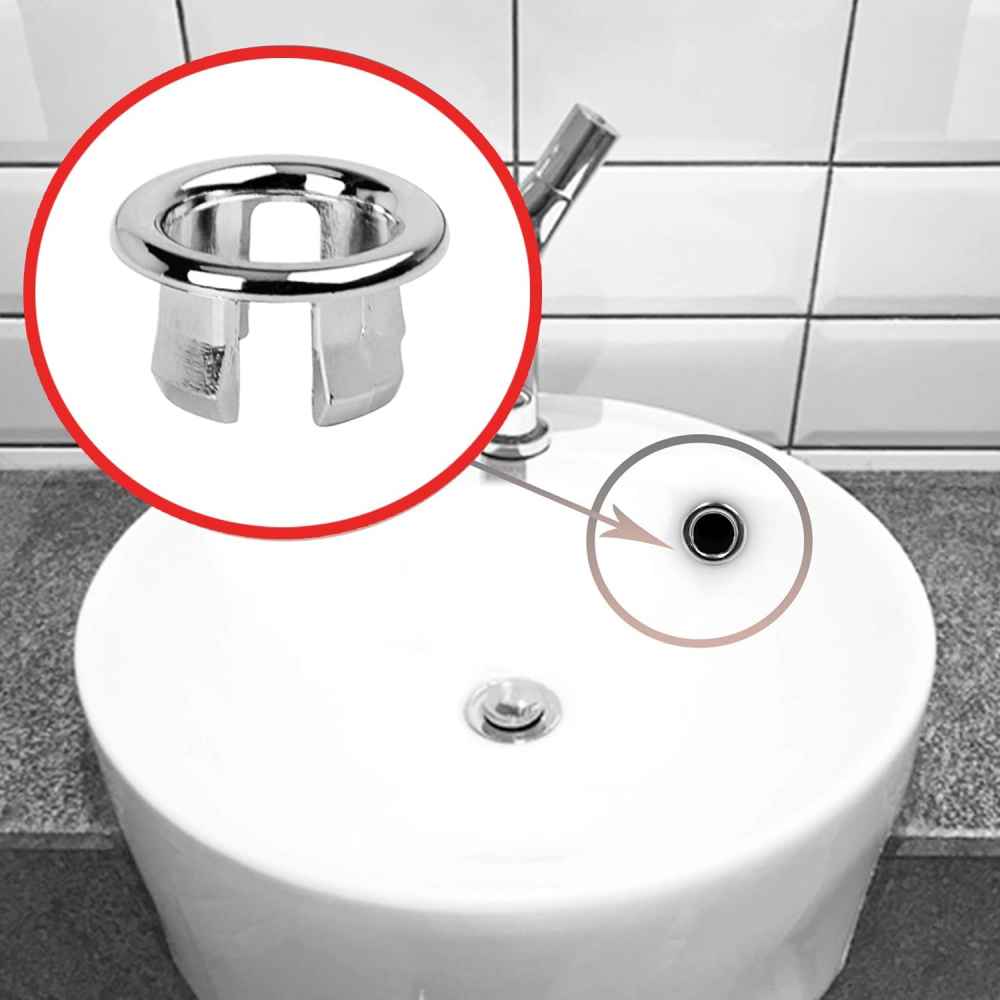 1.25-in. W Stainless Steel Overflow Cap In Chrome Color