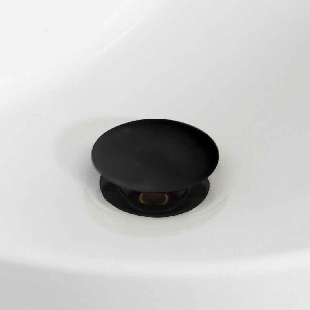 19.5-in. W Oval Bathroom Undermount Sink Set In White - Black Hardware - Overflow Drain Incl.