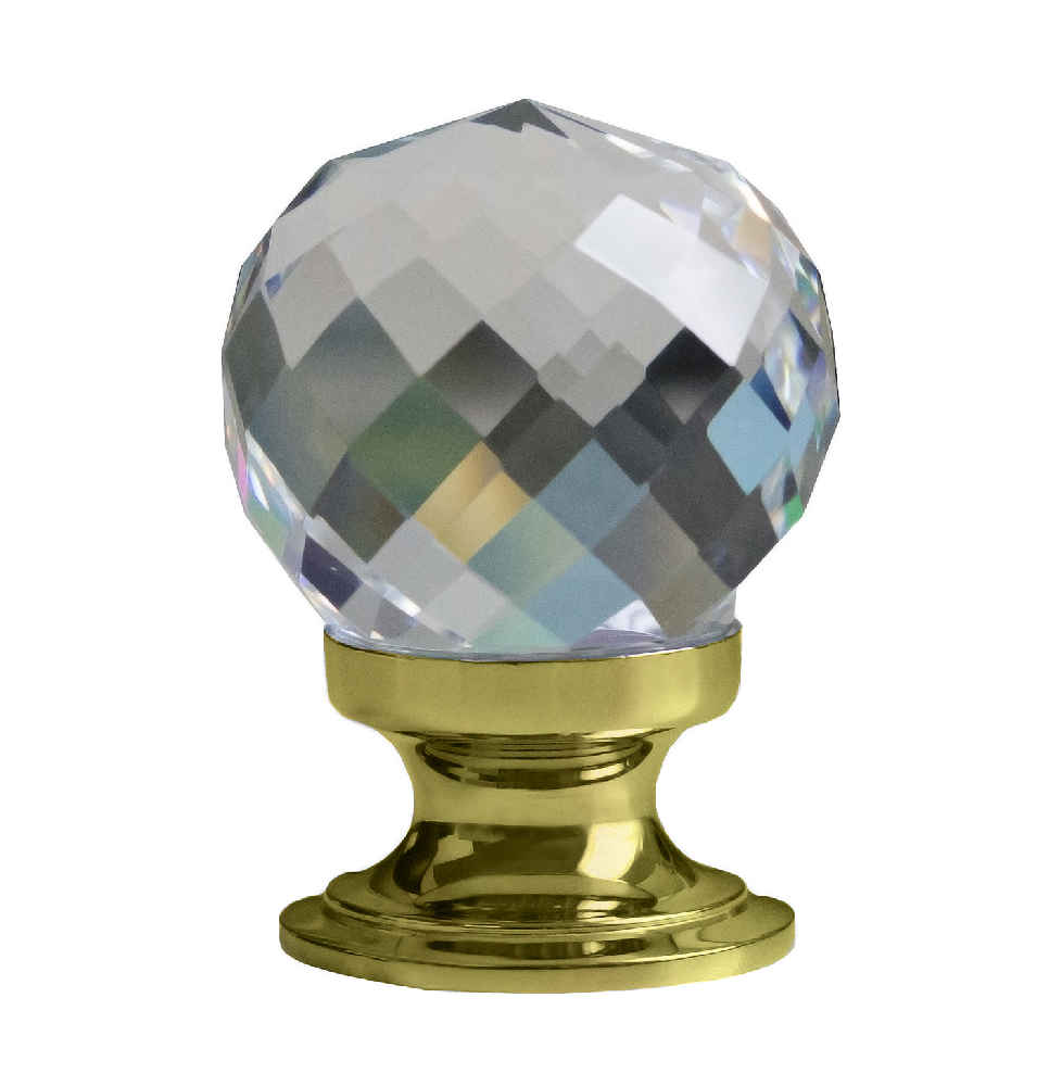 1.25-in. x 1.25-in. Stainless Steel  Cabinet Knob In Gold