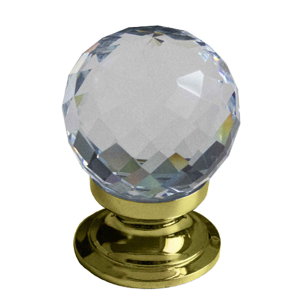 1.25-in. x 1.25-in. Stainless Steel  Cabinet Knob In Gold