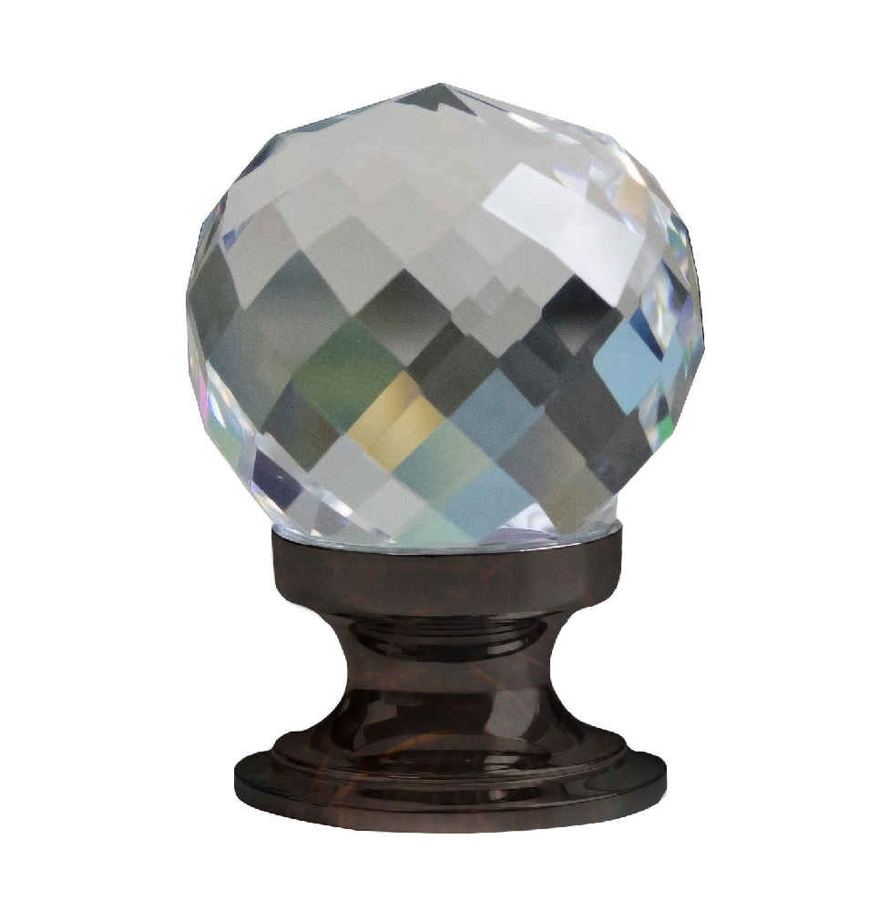 1.25-in. x 1.25-in. Stainless Steel  Cabinet Knob In Oil Rubbed Bronze