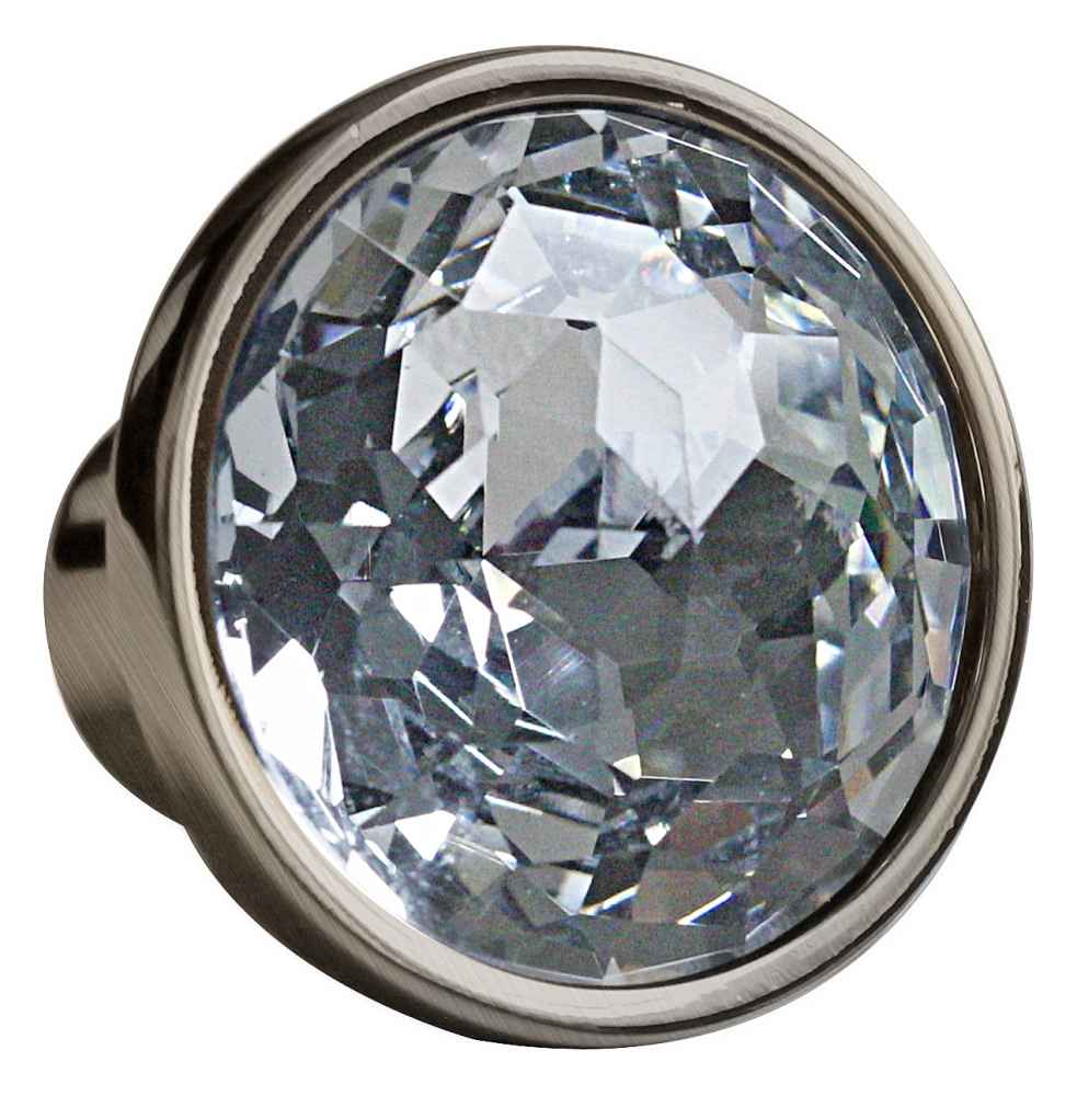 1.25-in. x 1.25-in. Stainless Steel Cabinet Knob In Brushed Nickel